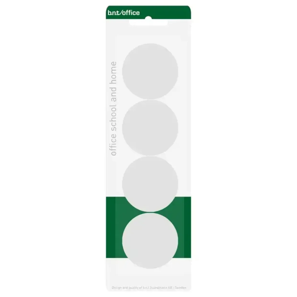 Stor Magnet - BNT hvid rund Ø 4 cm - 4 stk.
