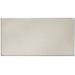 Stor opslagstavle 250 x 120 cm med aluramme Lintex Boarder - Naturstof