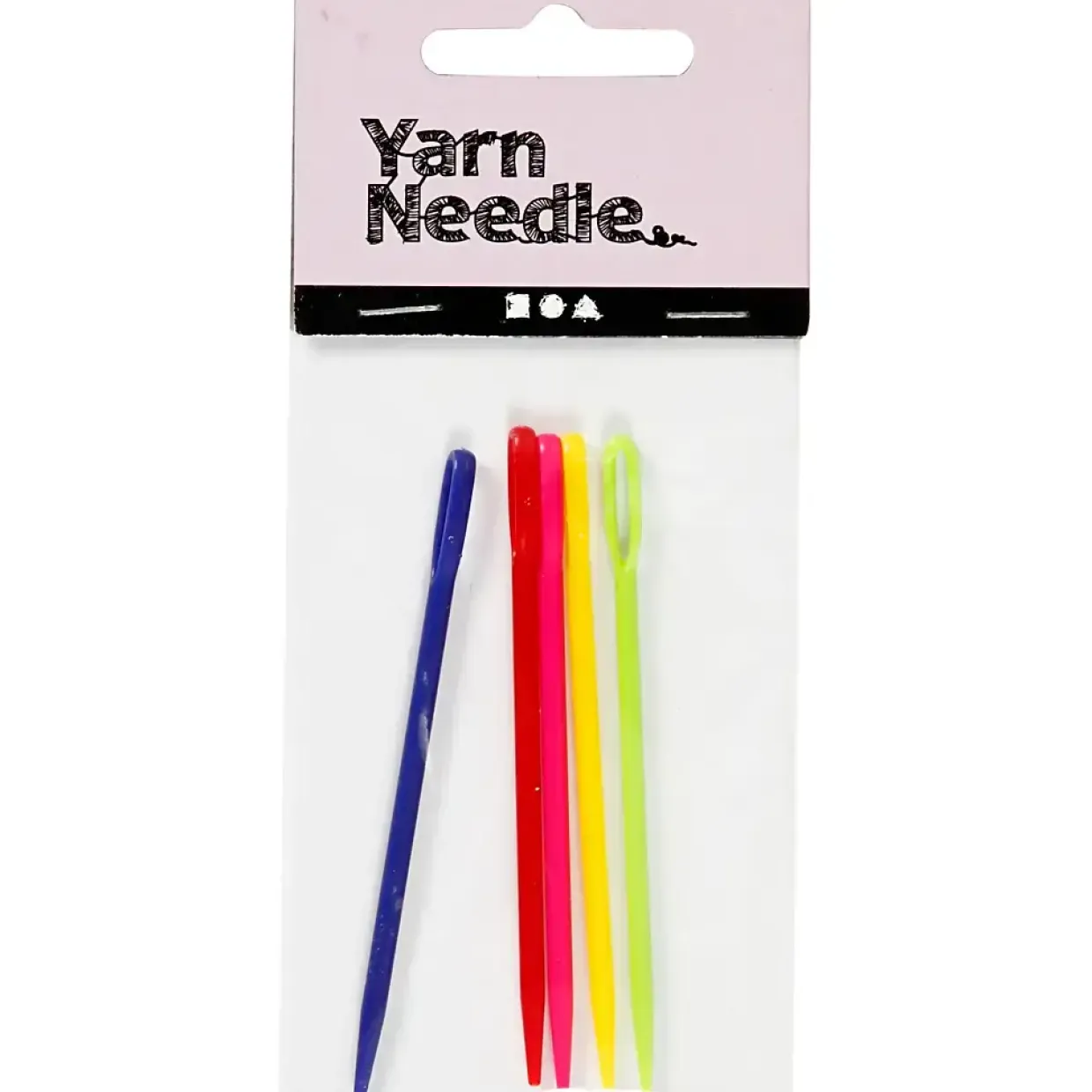 Strikkenål længde 7 cm assorteret farver - 5 stk.