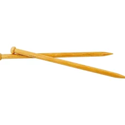 Strikkepinde nummer 15 længde 35 cm - Bambus