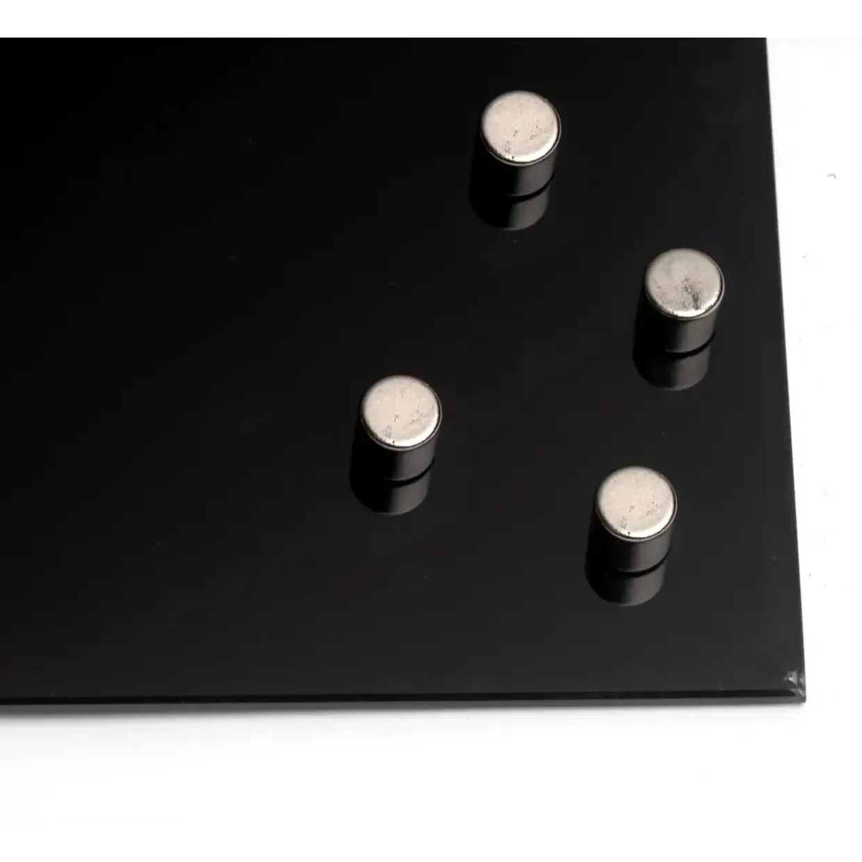 Stærke magneter - Naga 20012 cylinder stål Ø 10 x 10 mm - 4 stk