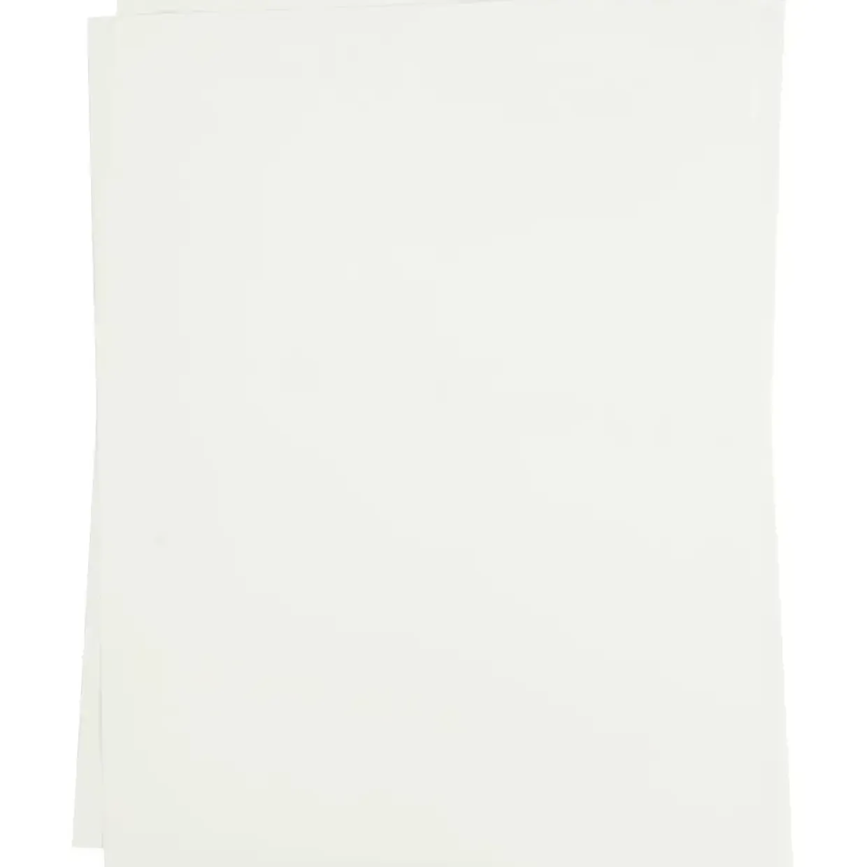 Strygemærker - Transferark - Transparent - 21,5 x 28 cm - Til lyse tekstiler - 5 ark