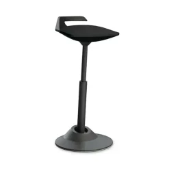 Ståstøttestol Muvman, Microfiber/Metal - Sort