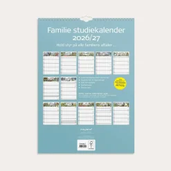 Studie Familiekalender A3 - Otto Dickmeiss & Lilja Scherfig - Væg - 2026/2027 - Mayland - 27807900