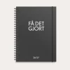 Studie Få det gjort A5 ugekalender - Spiral - Sort - 2026/2027 - Mayland - 27815400