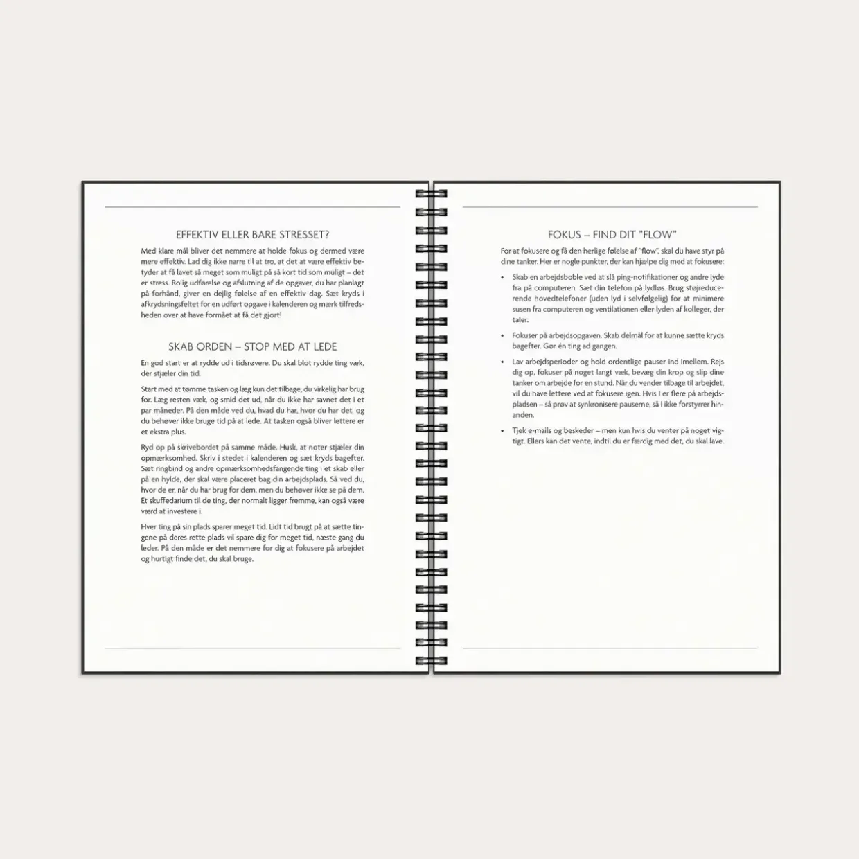 Studie Få det gjort A5 ugekalender - Spiral - Sort - 2026/2027 - Mayland - 27815400