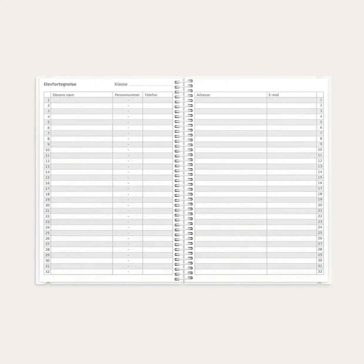 Studie Lærerkalender spiral A5 2i1 2026/2027 - 27813010