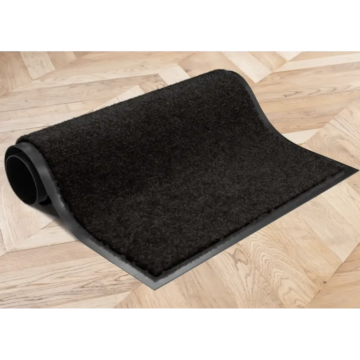 Sugemåtte Wash & Clean, 90x150cm, Sort