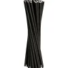 Sugerør, ABENA Gastro, 19,5cm, Ø6mm, sort, papir - 5000 stk
