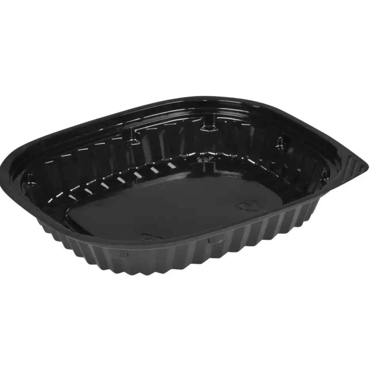 Sushi bakke, Abena, sort, rektangulær, PS, 300 ml