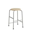Taburet Adam 116, birk laminat, alu stel