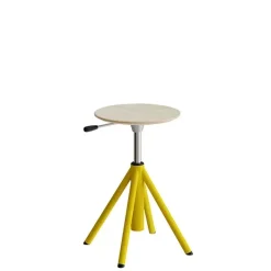 Taburet Atlas 2118 egelaminat uden vippefunktion gult stel