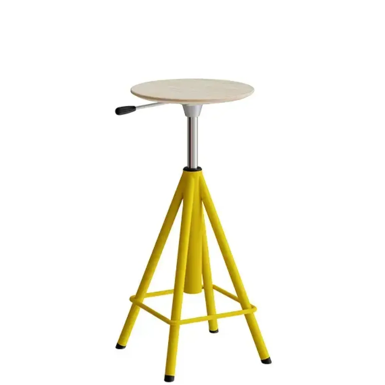 Taburet Atlas 2117 egelaminat uden vippefunktion gult stel