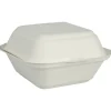 Take away boks, Abena Gastro, 144,9x149x80mm, hvid, sukkerrør, PFAS fri - 500 stk