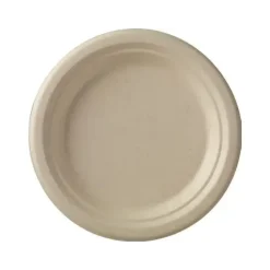 Tallerken - Bagasse - Ø 18 cm - PFAS-fri - 50 stk