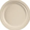 Tallerken Duni Ø22cm brun bagasse - 450 stk