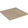 Tallerken miljøvenlig Abena Gastro 26x26x1,9cm natur sukkerrør komposterbar - 500 stk