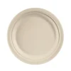 Tallerken rund 22 cm Bagasse FF natur brun - 9 ps x 50 stk/krt