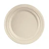 Tallerken rund Ø17cm bagasse FF natur brun - 8 ps x 50 stk/krt