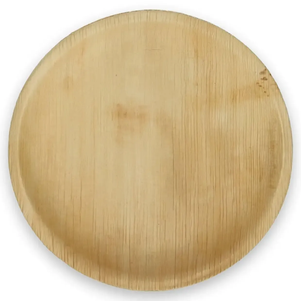 Tallerken Verive palmeblad rund Ø24xH2cm natur - 4 ps x 25 stk/krt
