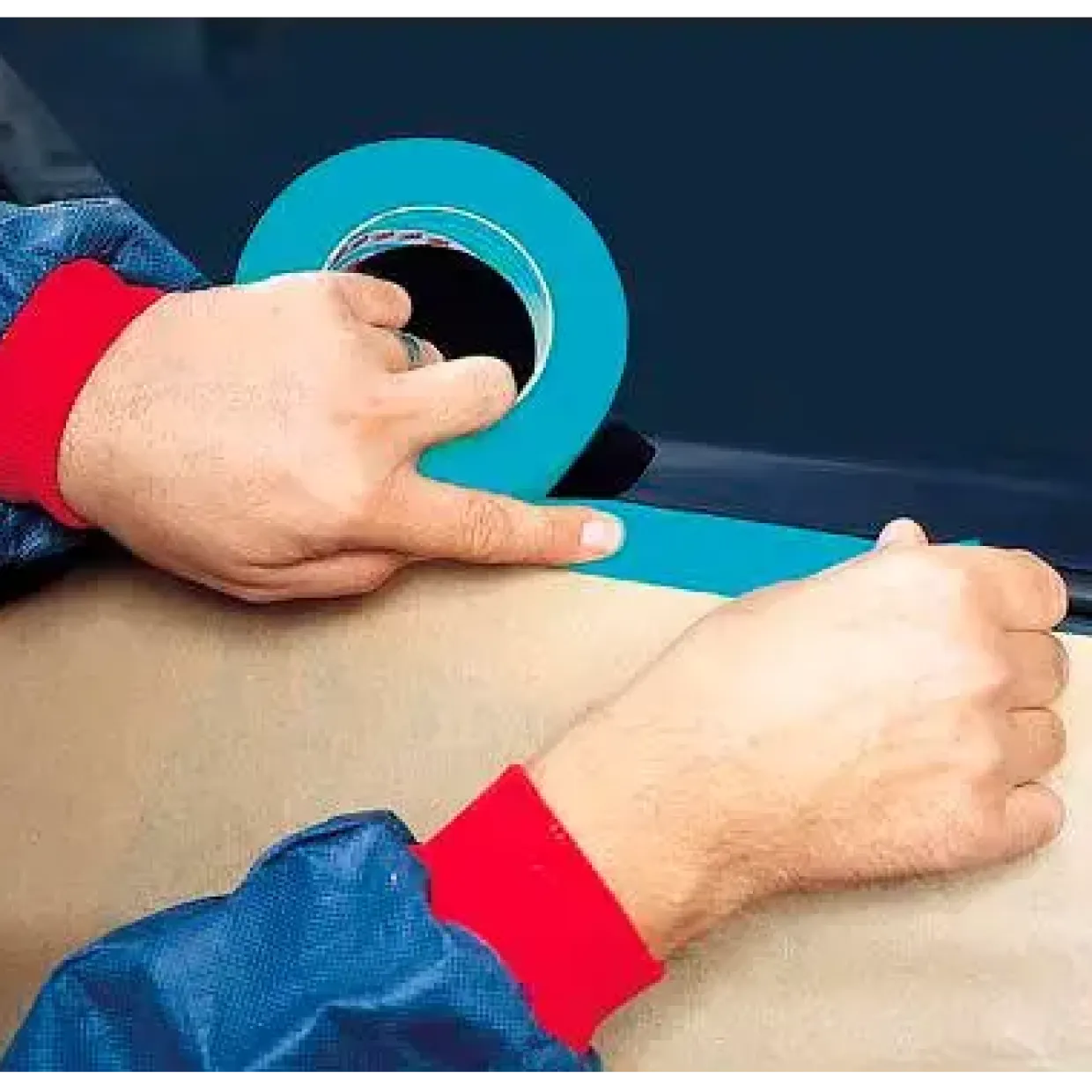 Tape autoafdækning 3M blå 48mmx50m - 5 stk