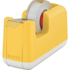 Tapedispenser inklusiv tape Leitz Cosy gul