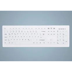 Tastatur, Active Key, ClassicClean Med KB Rem Cov Full-Size WL, Hvid