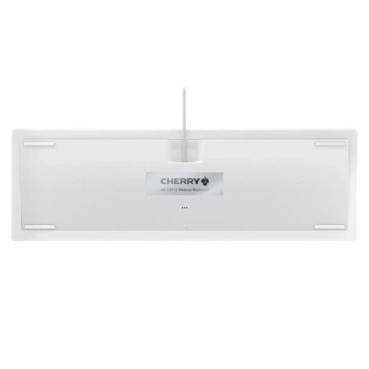 Tastatur, Cherry Active Key Flat Profile Hygiene Desktop Keyboard Sealed USB, White