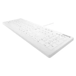 Tastatur, Cherry Active Key Flat Profile Hygiene Desktop Keyboard Sealed USB, White
