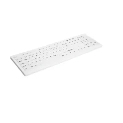 Tastatur, Cherry Active Key Hygiene Desktop Keyboard Sealed Watertight USB, White