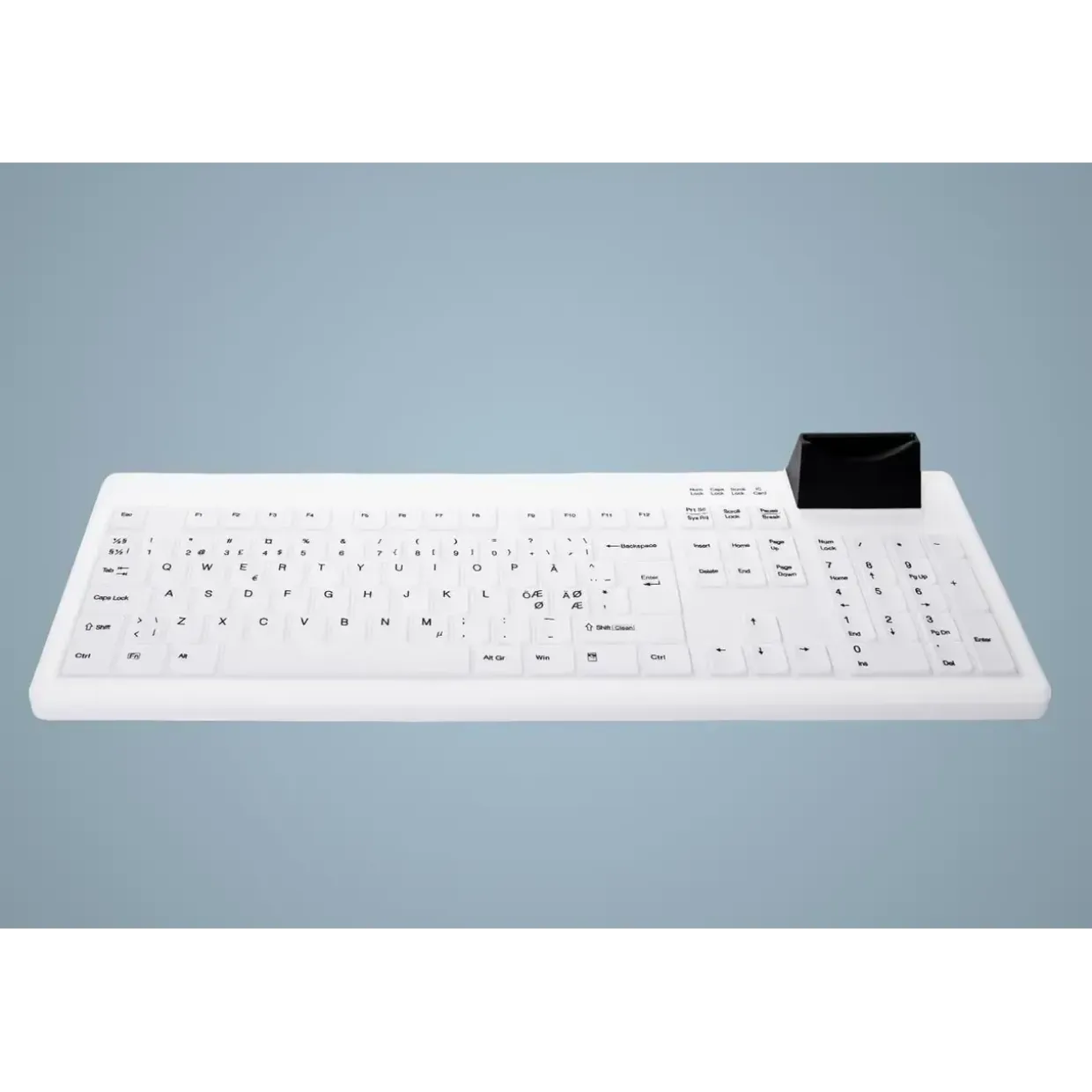 Tastatur, Cherry Active Key Hygiene SC Desktop Keyboard Sealed USB, White