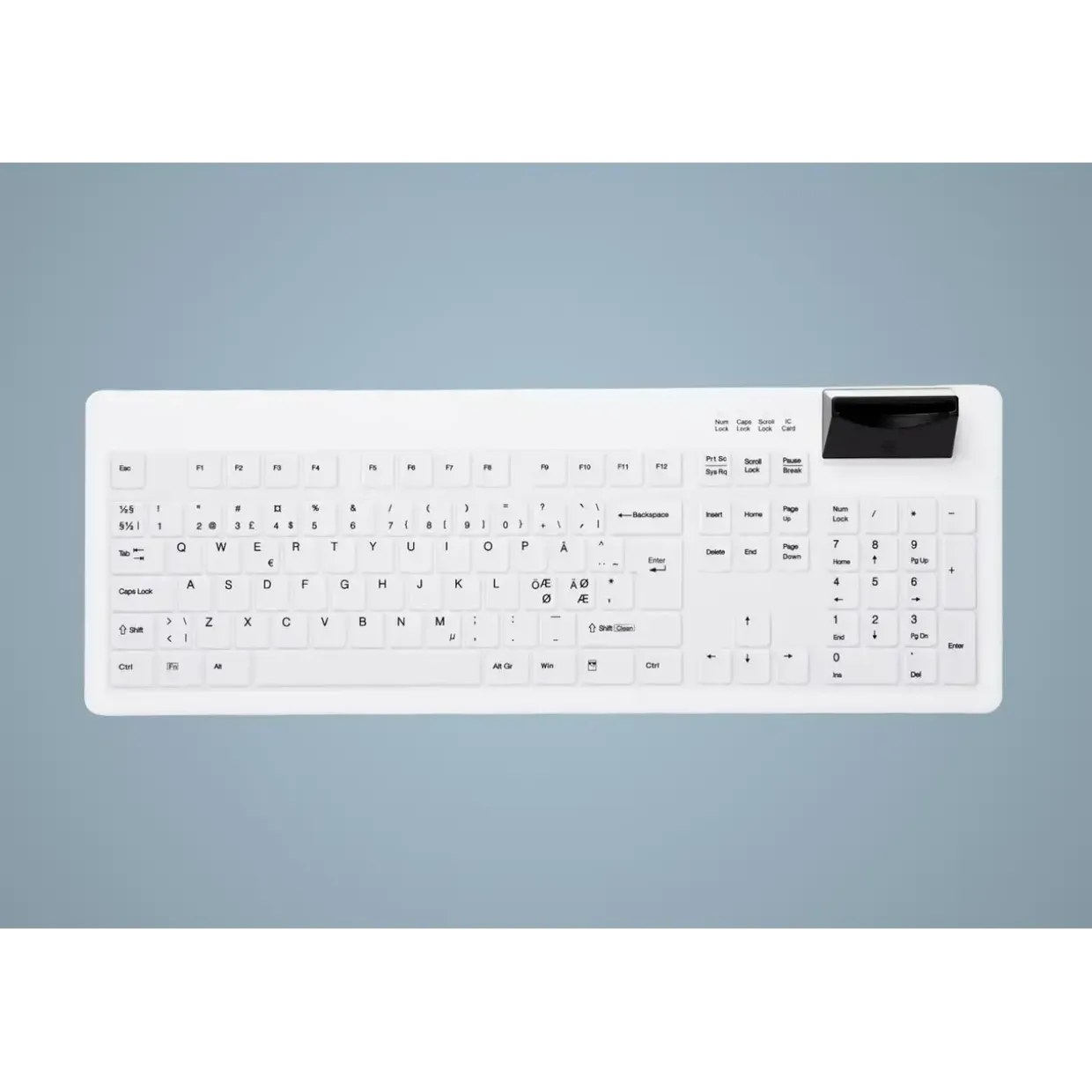 Tastatur, Cherry Active Key Hygiene SC Desktop Keyboard Sealed USB, White