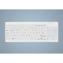 Tastatur, Cherry Active Key Hygiene Compact Keyboard Sealed Watertight USB, White