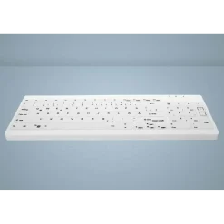 Tastatur, Cherry Active Key Hygiene Compact Keyboard Sealed Watertight USB, White