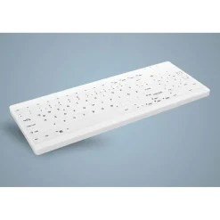 Tastatur, Cherry Active Key Hygiene Compact Keyboard Sealed Watertight USB, White