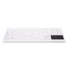 Tastatur, Cherry Active Key Hygiene Compact Touchpad Keyboard NumPad Sealed White