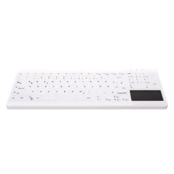 Tastatur, Cherry Active Key Hygiene Compact Touchpad Keyboard NumPad Sealed White