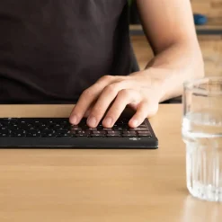 Tastatur ergonomisk R-Go Compact Break bluetooth Black (US)