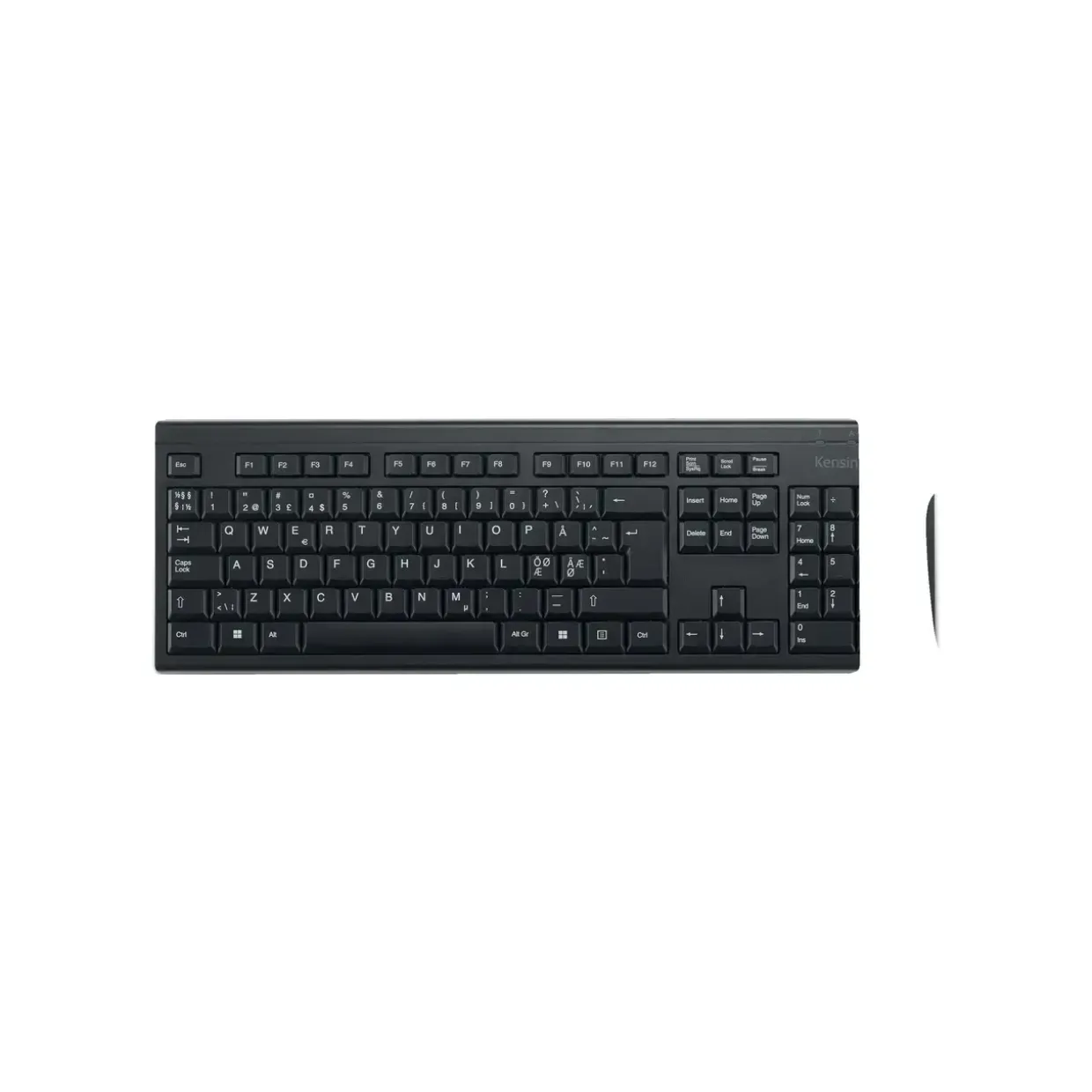 Tastatur - Kensington EQ KB150S Trådløs - Sort - Fuld størrelse - Windows/macOS