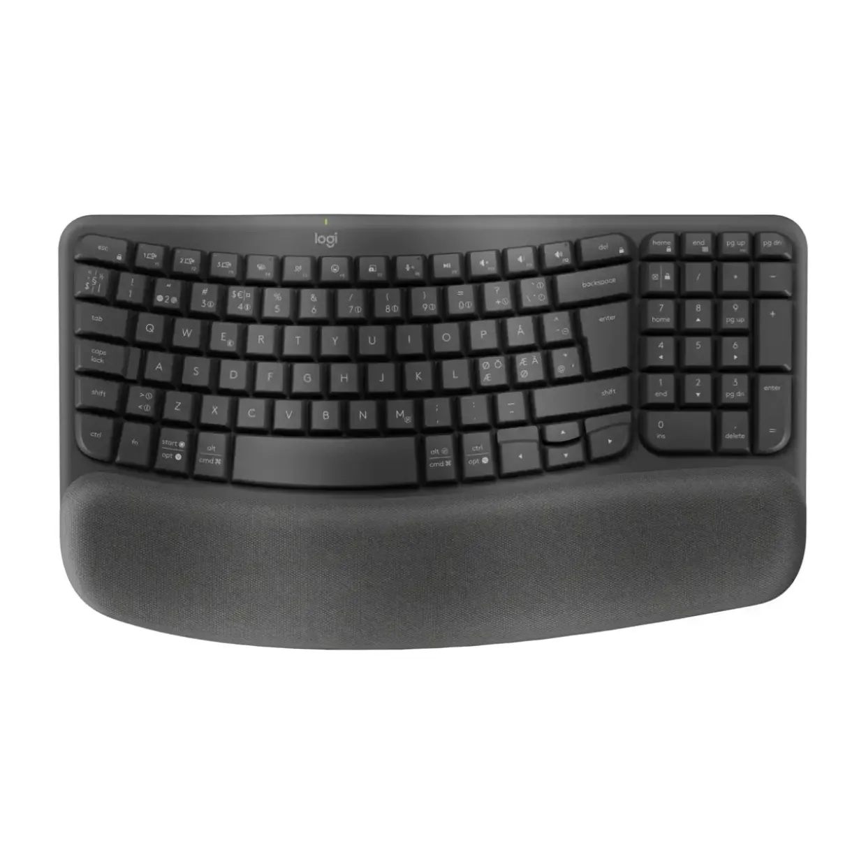 Tastatur Logitech Wave Keys for Business - Graphite (Nordic)