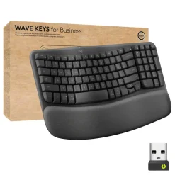 Tastatur Logitech Wave Keys for Business - Graphite (Nordic)