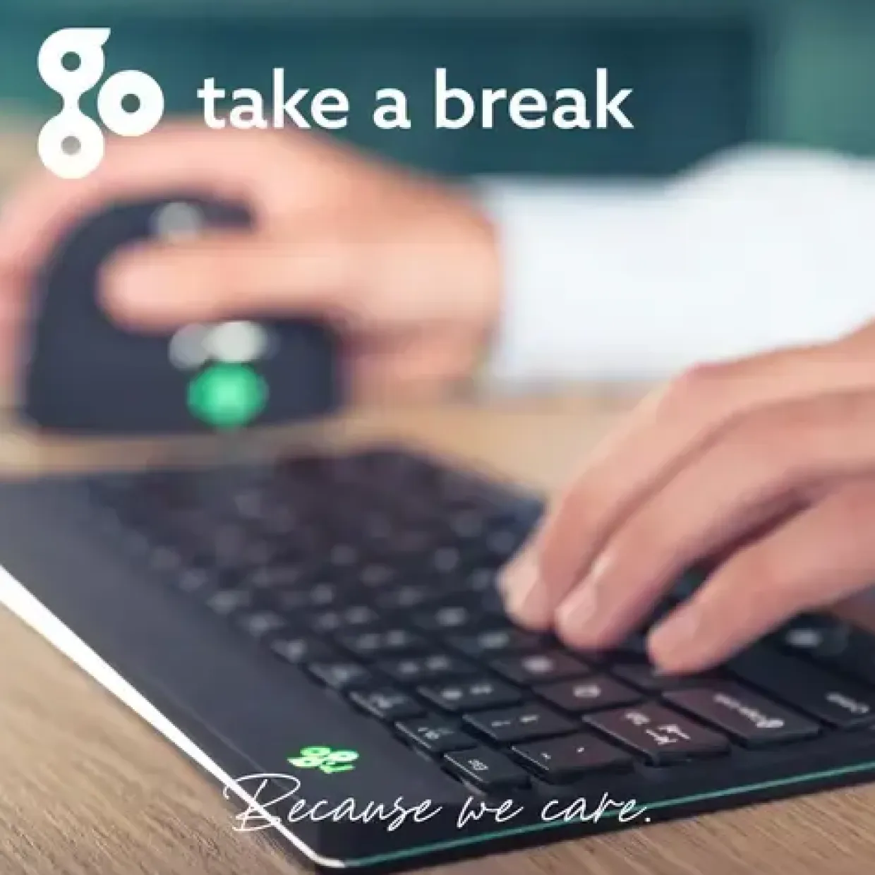 Tastatur R-Go Compact Break ergonomic wired keyboard Black (Italian)
