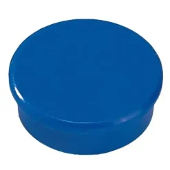 Tavlemagneter - Dahle 24 mm rund blå - 10 stk.
