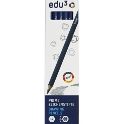 Tegneblyanter - edu 4B hårdhed - 12 stk
