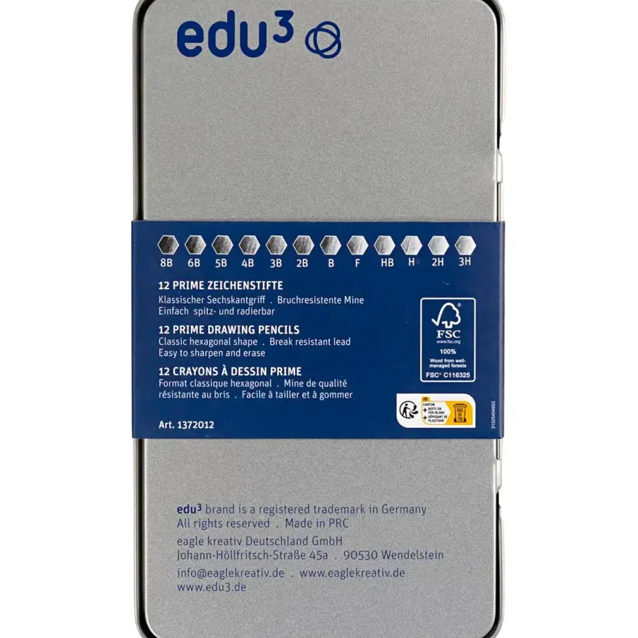 Tegneblyant sæt edu - 12 stk./ 1 pk.