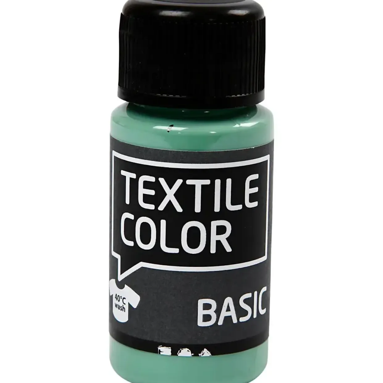 Tekstilfarve - Textile Color - Søgrøn - 50 ml
