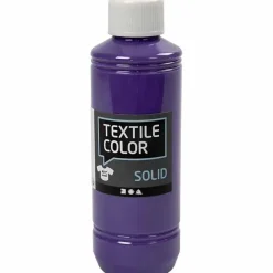 Tekstilfarve - Textile Solid lilla dækkende - 250ml
