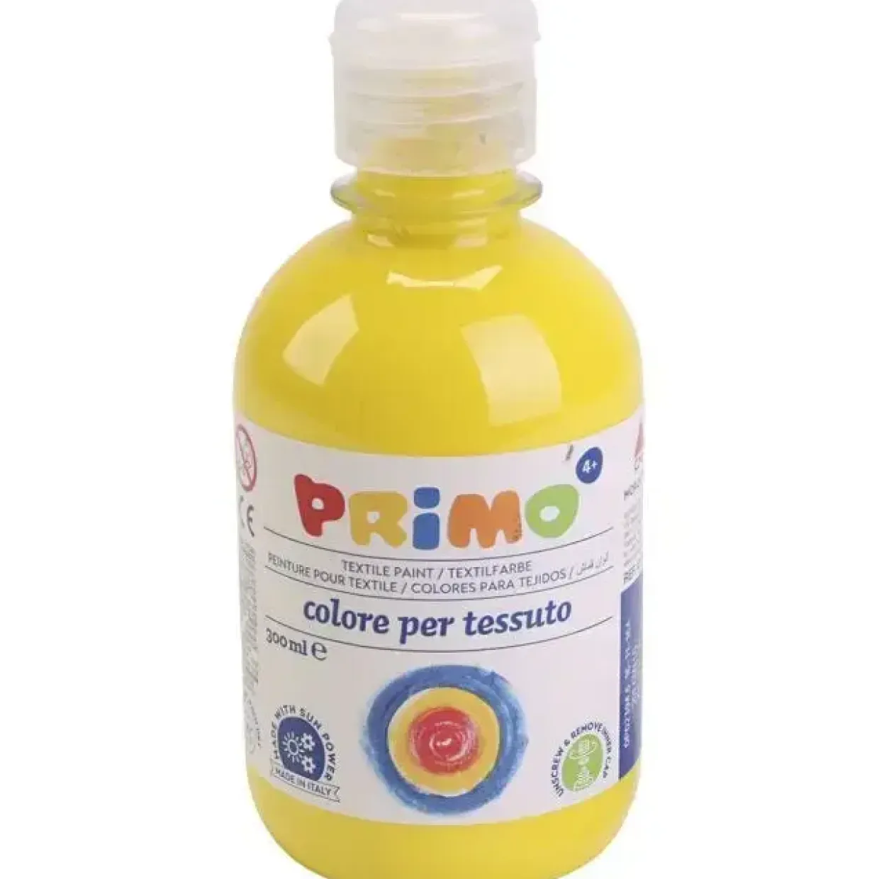 Tekstilmaling, gul, 300 ml