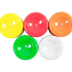 Tekstilmaling, halvdækkende, ass. farver, 5x50 ml/ 1 pk.
