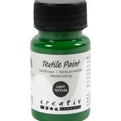 Tekstilmaling, halvdækkende, græsgrøn, 50 ml/ 1 fl.